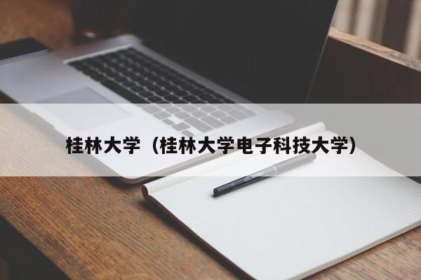 桂林大學（桂林大學電子科技大學）