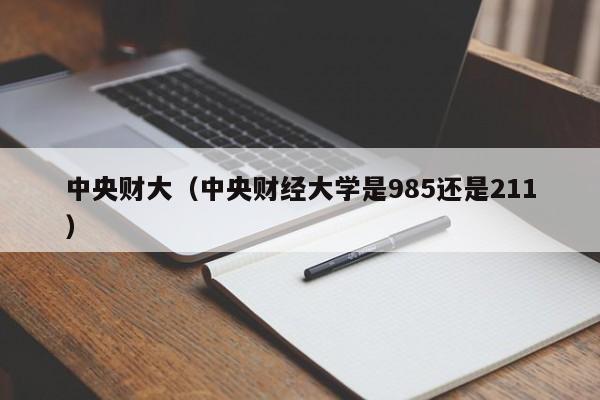 中央財大（中央財經大學是985還是211）